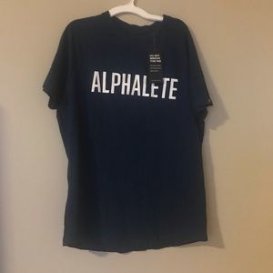 NWT Blue Alphatlete Shirt